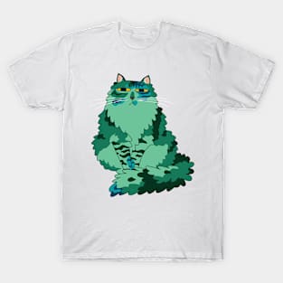 Green Calico Cat T-Shirt